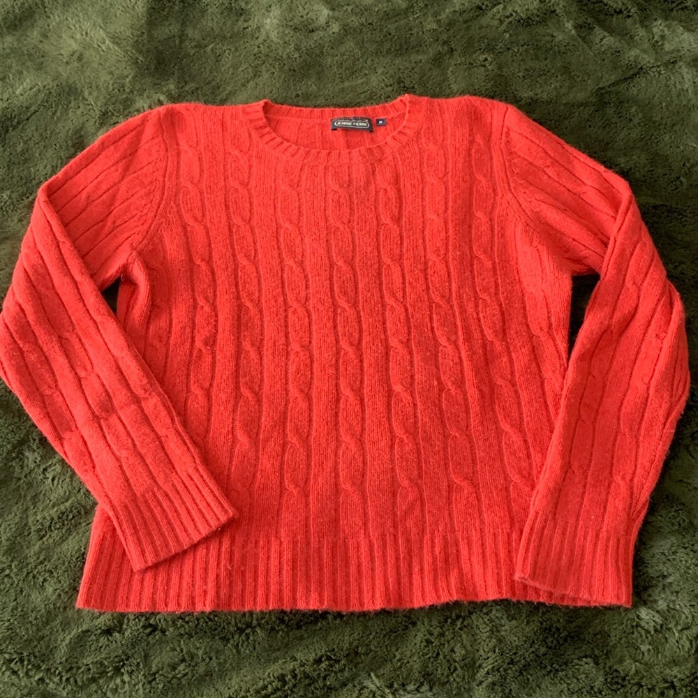 Pure Cashmere Burnt Orange Sweater